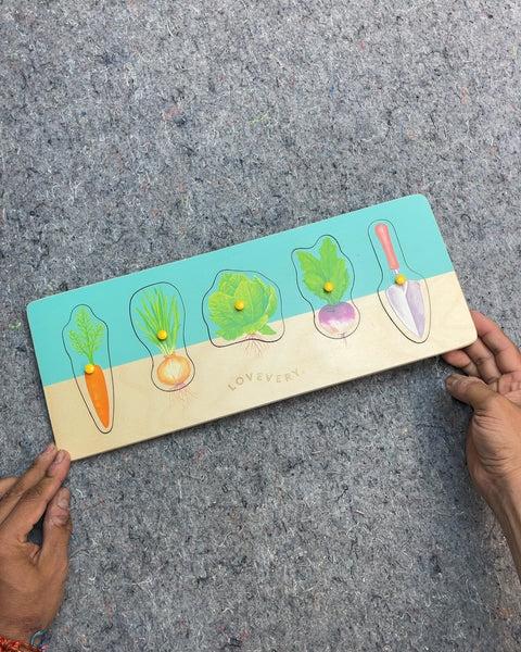 Lovevery Wooden Vegetable Puzzle