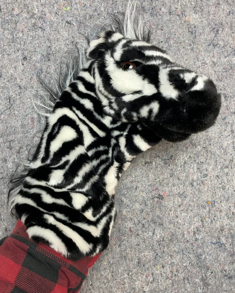 Zebra Hand Puppet