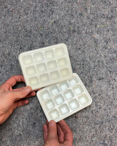Two Small Ice Cube Trays