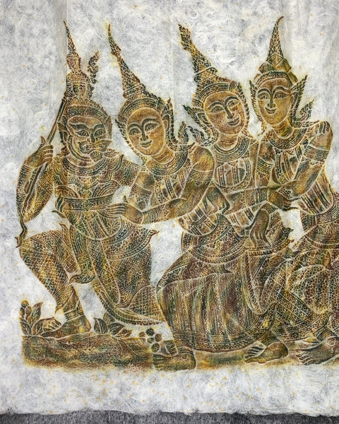 Thai Traditional Art Print on Handmade Paper
