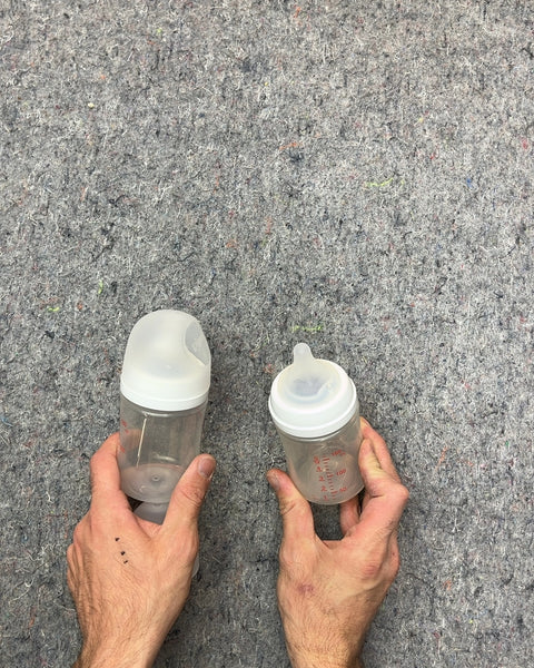 Two Pigeon Plastic Baby Bottles