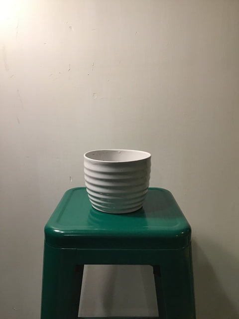 Ribbed Plant Pot