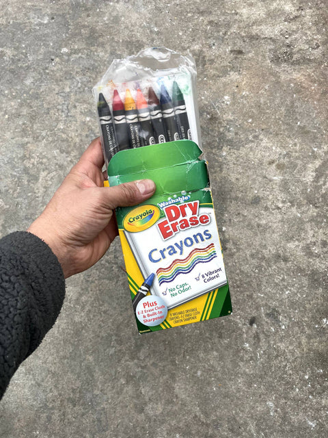 7 Crayola Dry Erase Crayons