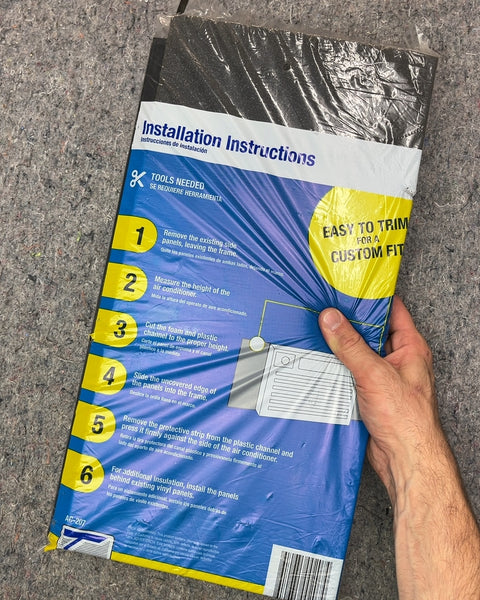 AC-Safe Air Conditioner Insulating Foam Panel Kit