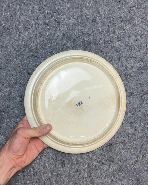 Blue Willow Divided Serving Plate Made In Japan