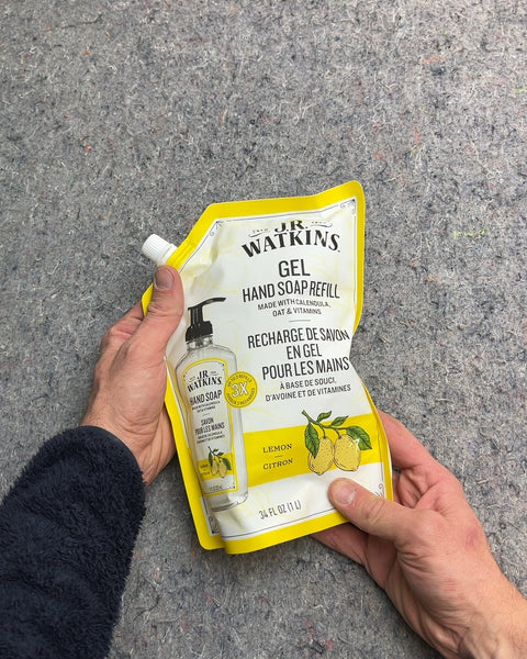 J.R. Watkins Lemon Gel Hand Soap Refill