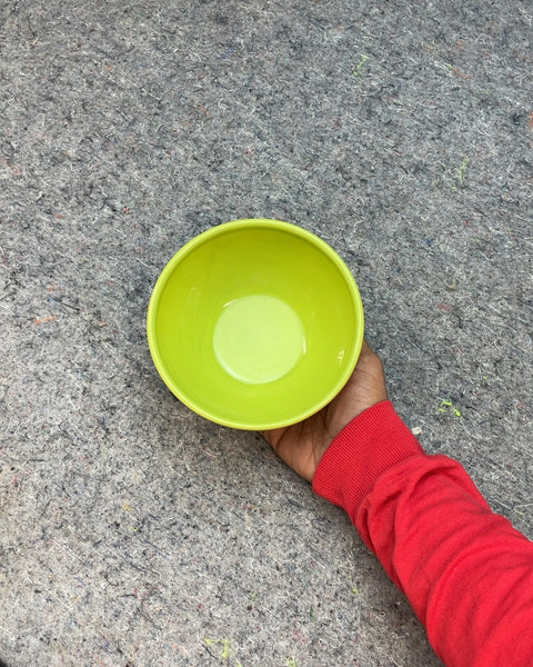 Lime Green Ceramic Bowl