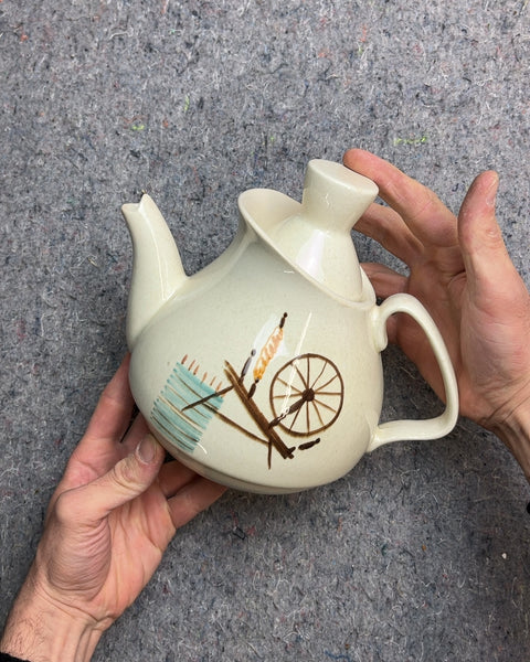 Very Pretty Vintage Red Wing Pottery Teapot