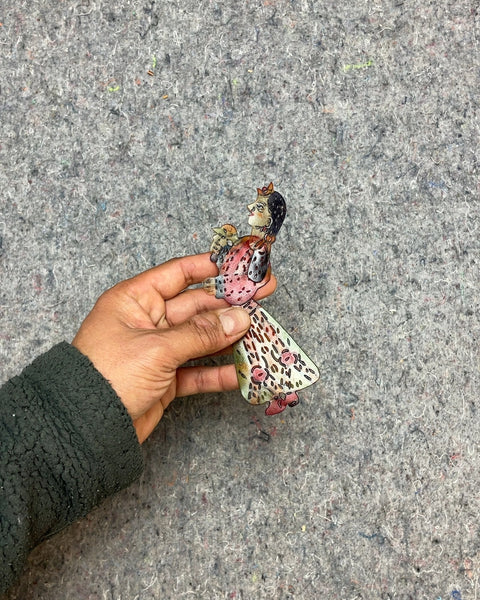 Painted Folk Art Figurine