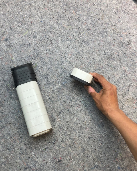 Furniture Leg Pads with Rubber Bottoms
