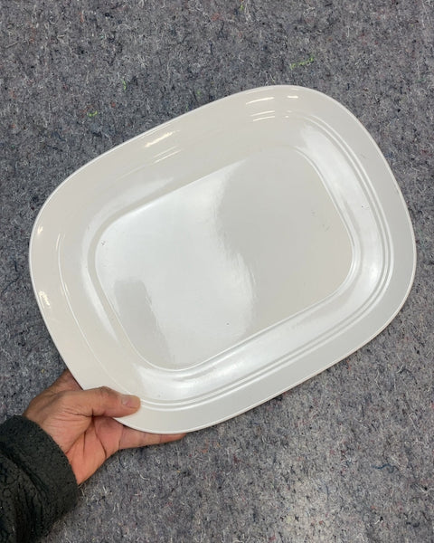 Bigass White Serving Platter, W13"