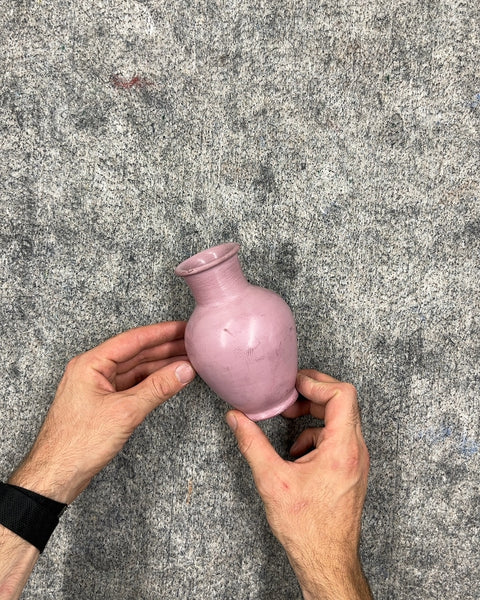 Small Pink Decorative Vase, H5"