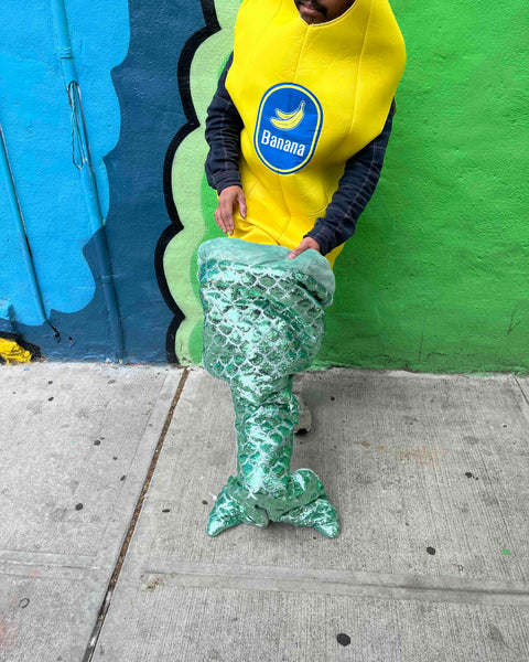 Kids Mermaid Tail Snuggle Blanket