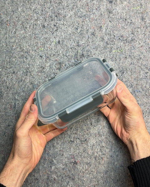 Clear Glass Food Storage Container with Locking Lid
