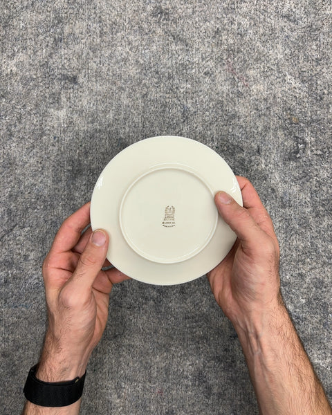 Two Lenox Solitaire Platinum Rim Saucers