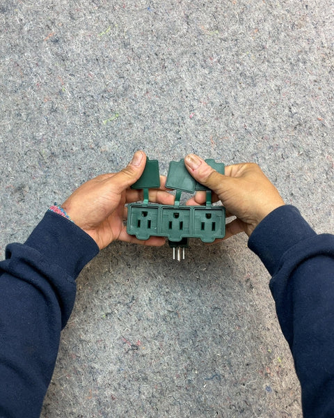 Another Green 3-Outlet Wall Adapter