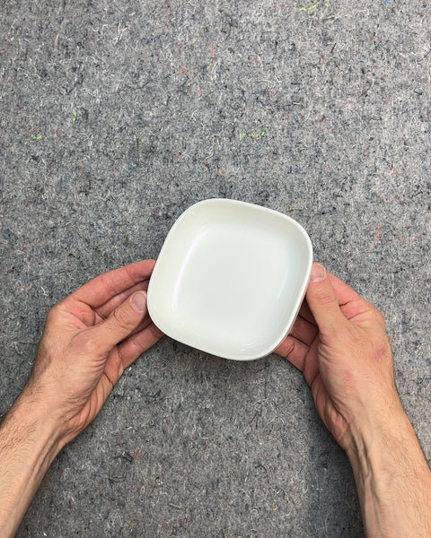 White Square Ceramic Bowl