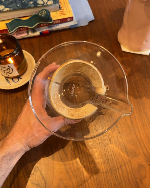 Chemex Pour-Over Glass Coffee Maker with Wood Collar