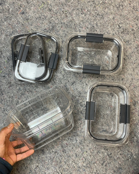 Food Storage Containers, Set of 4