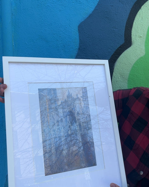 White Wooden Frame, 16x20"