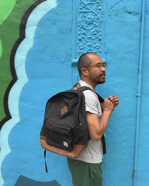 Herschel Supply Co. Black and Brown Backpack