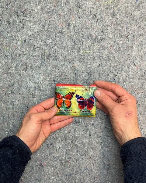 Butterfly Days of the Week Coin Purse