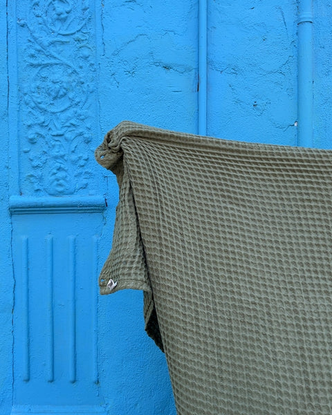 Better Homes & Gardens Waffle Weave Shower Curtain, 72x72"