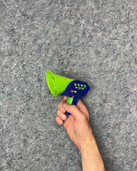 Blue and Green Kids Megaphone Toy To Imitate A Lot Of Different Voices