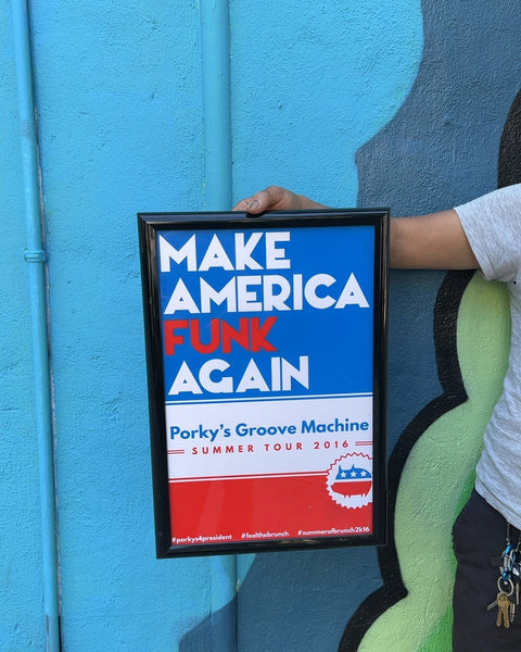 Make America Funk Again Framed Poster, 13x19"