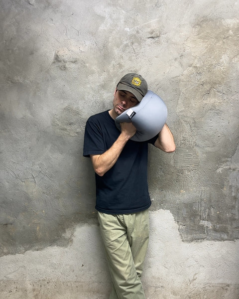 Pillowy Gray Travel Pillow