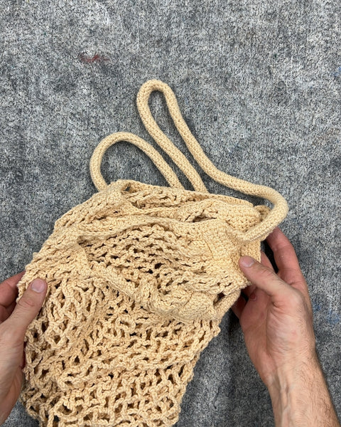 Large Crochet Net Tote Bag