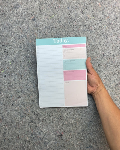 Today Daily Planner Notepad