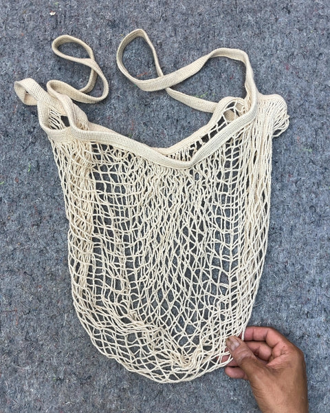Ovenly Cream Mesh Reusable Shopping Bag