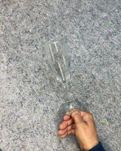 Clear Glass Champagne Flute
