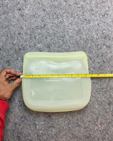 2 Bigass Reusable Silicone Food Storage Bags