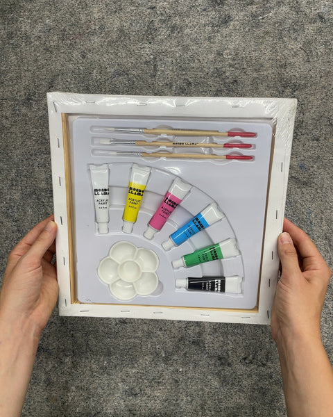 Mondo Llama Butterfly Paint-Your-Own Canvas Kit