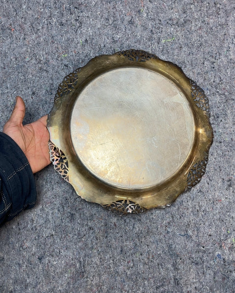 Ornate Metal Serving Tray
