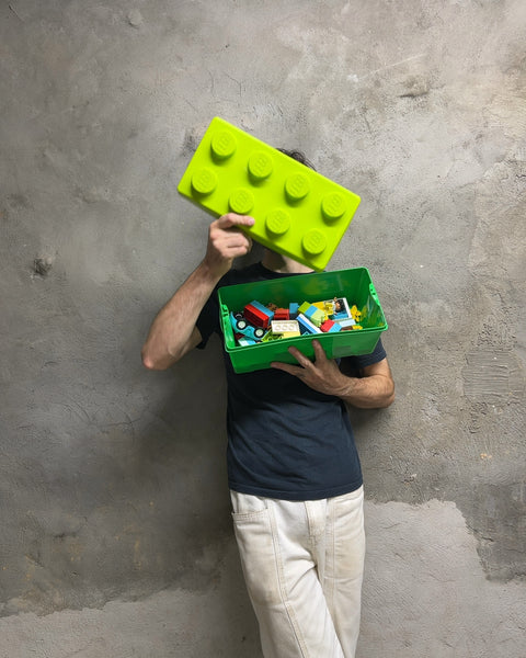 LEGO DUPLO Green Brick Storage Box with Assorted Pieces