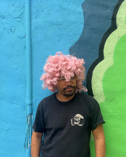 Pink Curly Wig