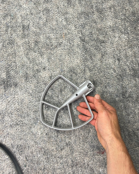 Silver Mixer Beater Attachment