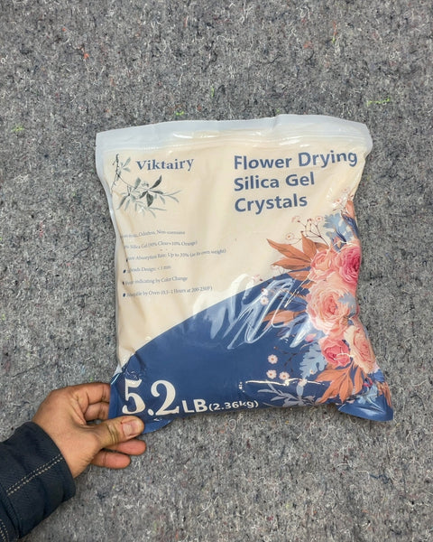 Viktairy Flower Drying Silica Gel Crystals, 5.2 LB