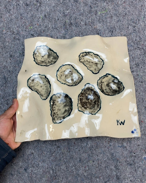 Handmade Oyster Decorative Plate