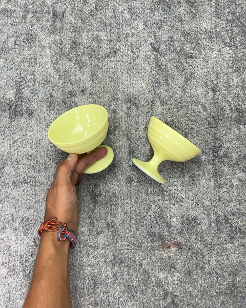 Yellow Dessert Cups