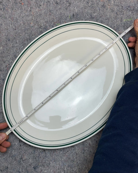Vintage British Oval Serving Platter, 15"