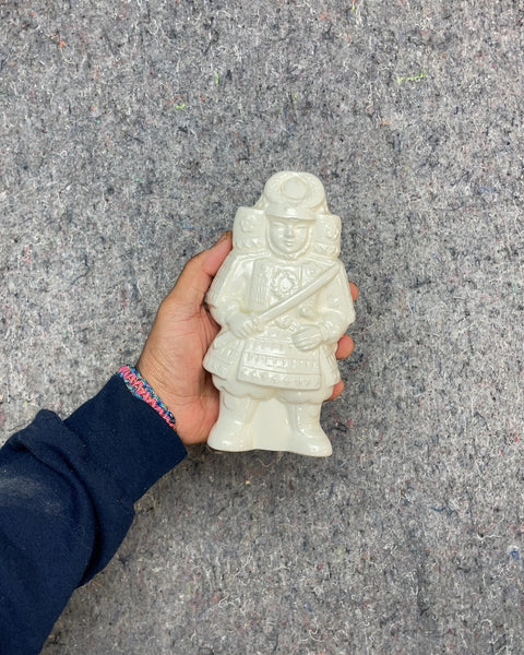 Ceramic Samurai Figure Sake Set