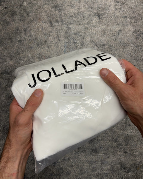 Jollade White Sheer Curtains, 52x84"
