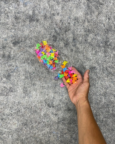 Multicolor Mini Butterfly Hair Claw Clips
