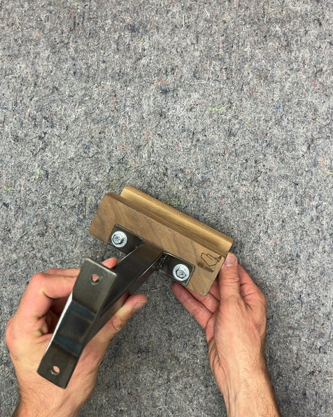 Sexy Wood and Metal Wall Mounted Bike Rack