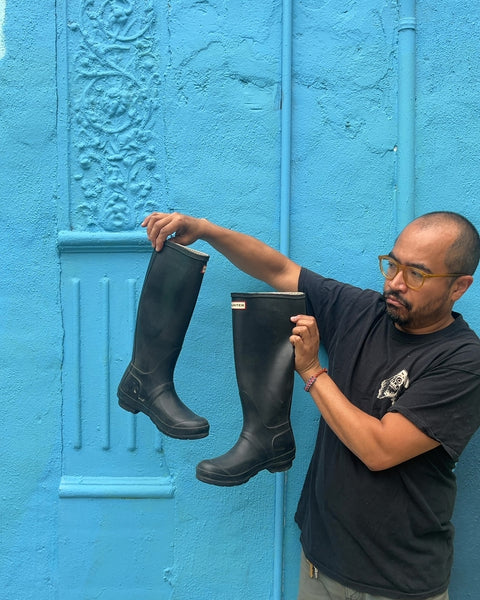 Hunter Tall Rain Boots, Size US 6W or EU 37