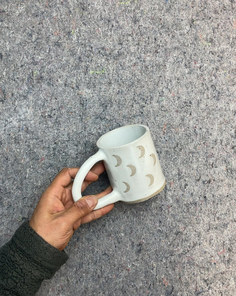 A Pretty Big Handle Moon Mug